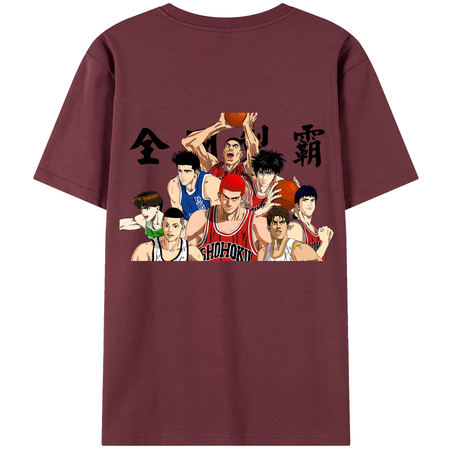 （画像用） SLAM DUNK／スラムダンク 綿100％半袖Tシャツ（背面プリント）